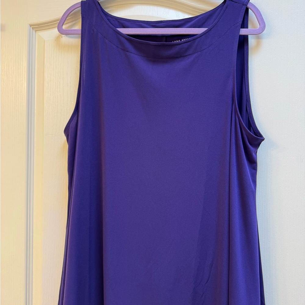 Lane Bryant Deep Purple Sleeveless Swing Tank